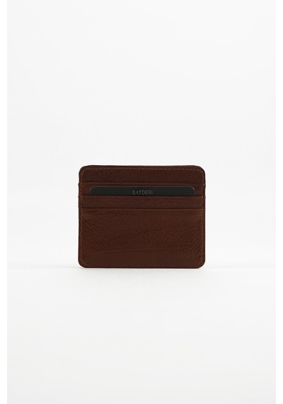 Bayderi Catsby Hakiki Deri Kartlık Taba