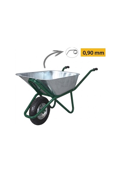 Kanat Pro El Arabası Rulmanlı Havalı Teker Galvaniz