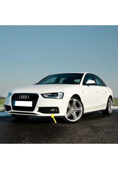 Audi A4 S-line 13-15 Sol Ön Sis Farı Çerçevesi Kromlu 8k0807681l