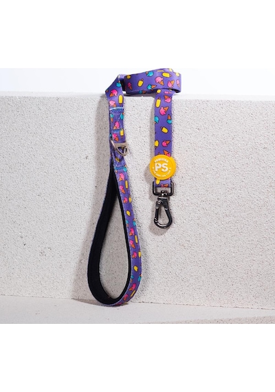 Pawstar Ice Cream Leash Kedi Köpek Sevk & Gezdirme Kayışı Köpek Uzatma Tasması Mor