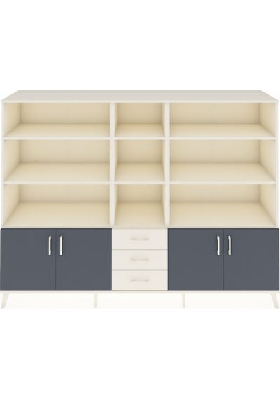 Hyperion Dolap 11 Raflı 3 Çekmeceli 4 Kapaklı 220x44x163 Aytaşı-a Aytaşı-antrasit/aytaşı Hyperion Dolap 11 Raflı 3 Çekmeceli 4 Kapaklı 220x44x163 Aytaşı-a Aytaşı-antrasit/aytaşı