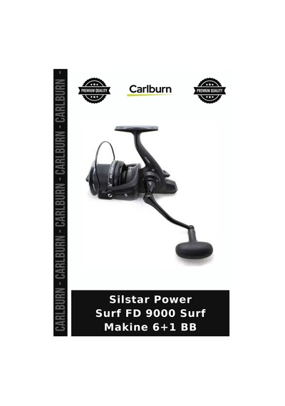 Premium Silstar Power Surf Fd 9000 Surf Makine 6+1 Bb Ekipman Balıkçı Hobi Malzemesi