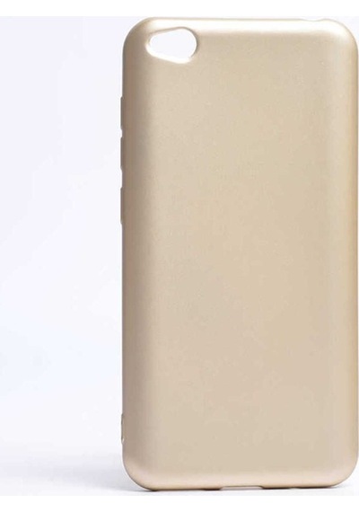 Xiaomi Redmi Go Kılıf Zore Premier Silikon Kapak Gold