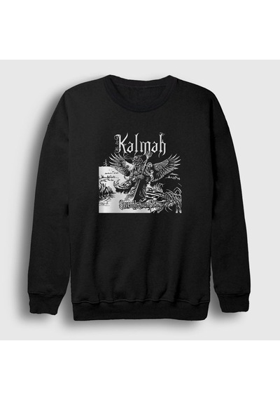 Presmono Unisex Seventh Kalmah Sweatshirt Siyah