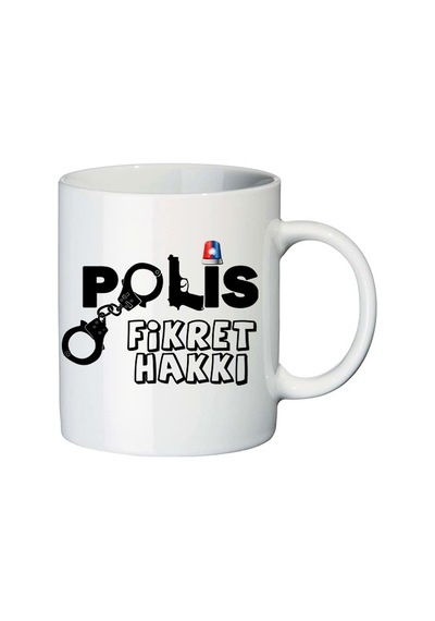 Polise Hediye Isimli Kupa Bardak