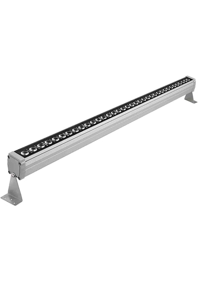 100 Cm Wallwasher Led Bina Dış Duvar Aydınlatma Renkli Rgb Işık Gri
