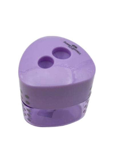 Faber Castell Grip Auto Çift Hazneli Kalemtıraş Pastel Renkler 183107