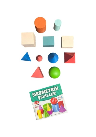 Bigibu 11 Parça Geometrik Şekiller Eğitici Geometrik Şekiller İlkokul Ve Okul Öncesi Eğitici Matematik Seti