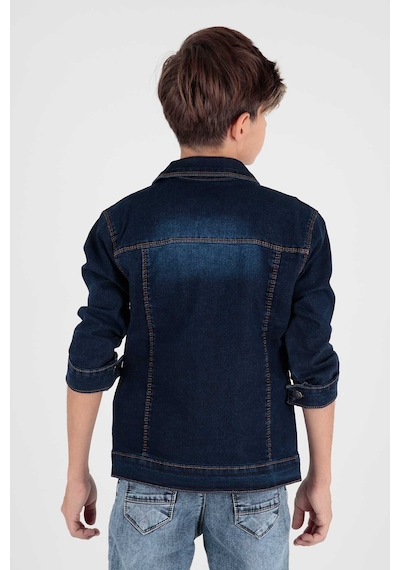 Ahengim Erkek Çocuk Jean Ceket Günlük Modaya Uygun Ak22145123 001