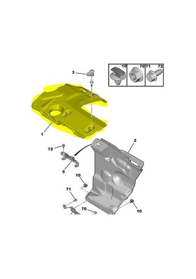 Motor Üst Kapak C3-Ds3-Ds4-Ds5-C Elysee-Berlingo 1.6Hdi Eu5 2012-