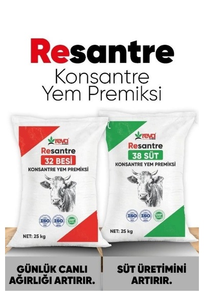 Resantre Besi 32 Tamamlayıcı Konsantre Premiks-yem 25 Kg