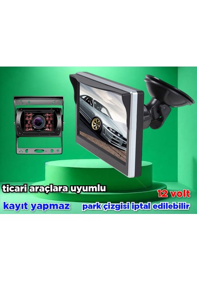 Ticari Araçlara 5 İnç Monitör Ve 1 Ad Metal Kasa Kamera Kayıtsız