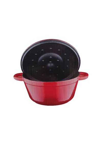 Lava Döküm Yuvarlak Tencere Döküm Demir Kapak  New Heritage Serisi 22 CM