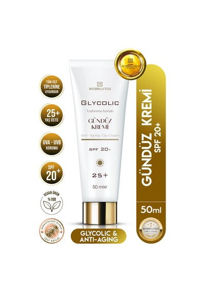 Glycolic Yaşlanma Karşıtı Gündüz Kremi 25+ 50 Ml