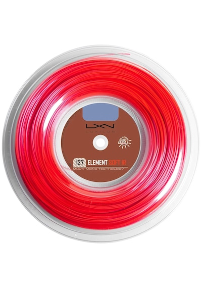 Luxilon 127 Element Soft 1,27 Mm. Rulo Kordaj Nar Çiçeği Kırmızısı Wr8308402127 Krımızı