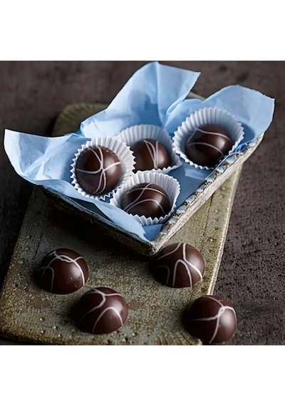 15'li Yarım Küre Muffin, Çikolata, Kek Kalıbı, Silikon 3,8cm Kırmızı