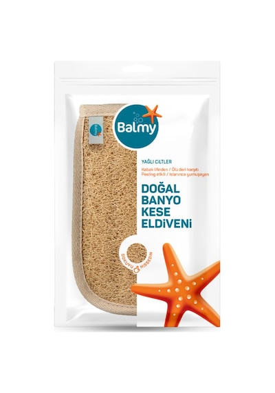 Balmy Loofah Havlu Eldiven 11011 - 5 Adet Tarı Çok Renkli