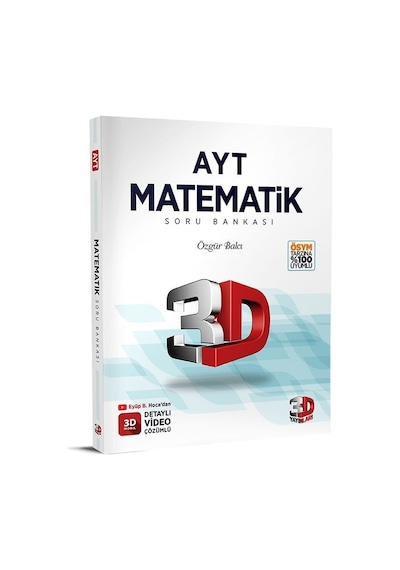 Ayt Matematik 3D Soru Bankası