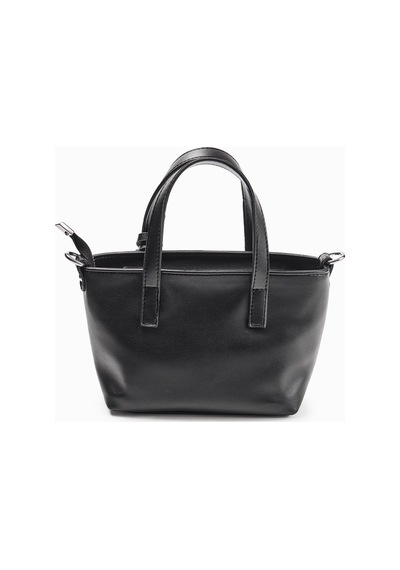 Molene Siyah Püskül Detaylı Mini Tote Çanta
