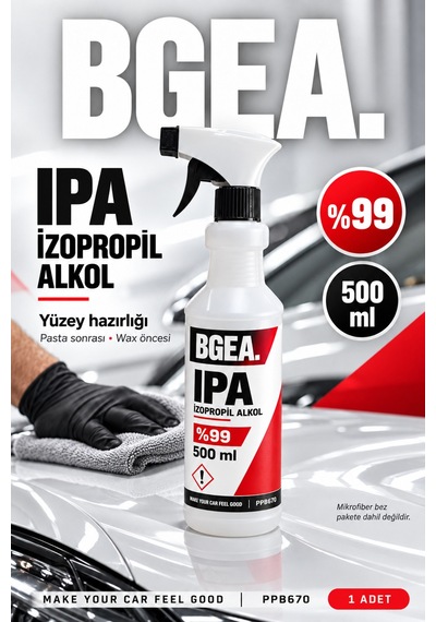 Bgea Ipa İzopropil Alkol %99 500 Ml Sprey Yüzey Temizleyici