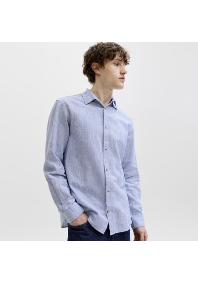 Jack & Jones Erkek Uzun Kollu Gömlek - Summer - 12289174 Infinity