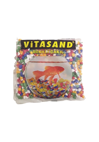 Vitasand Akvaryum Ve Fanus Küçük Karışık Renkli Çakıl Taşı 350 G