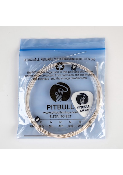Pitbull Gold Seri Hard Tansiyon Klasik Gitar Teli Set Pena Hediyeli Gcg Ht