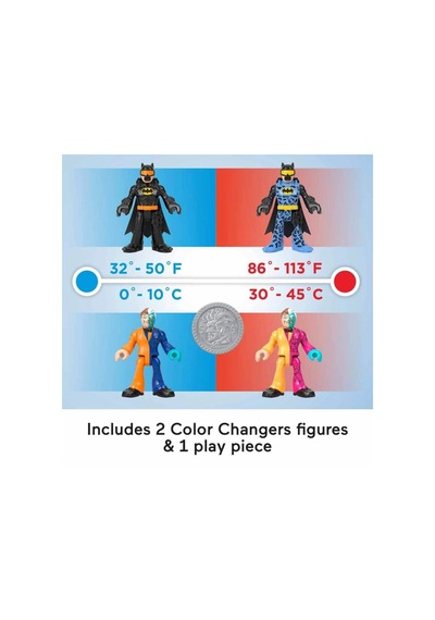 Mey İthalat Hmx60 Imaginext Dc Color Changers Temel Figür Seti