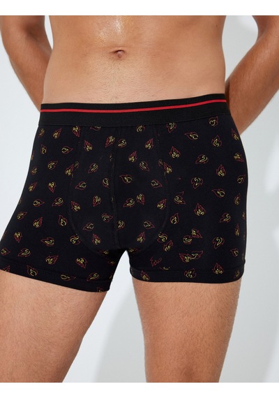 Koton 3'Lü Boxer Seti Minimal Baskılı Beli Lastikli Çok Renkli Bordo Desenli 5Wlm90010Mk Bordo Koton 3'Lü Boxer Seti Minimal Baskılı Beli Lastikli Çok Renkli Bordo Desenli 5Wlm90010Mk Bordo