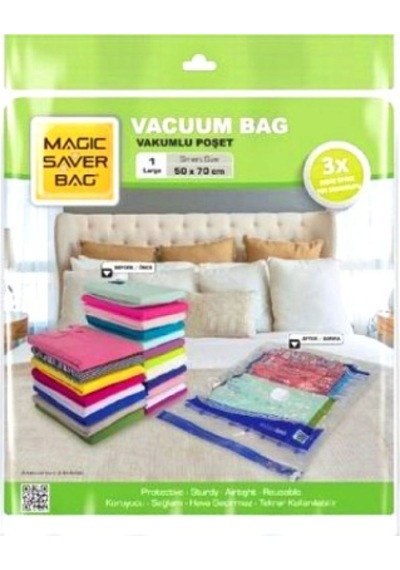 50x70 Large Vakumlu Poşet Hurç Bag Diğer