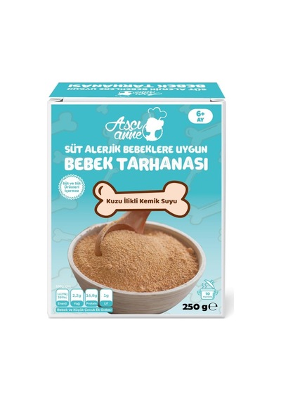 Aşçı Anne Süt Alerjik Bebek Tarhanası - 6+ Ay - 250g Belirtilmemiş