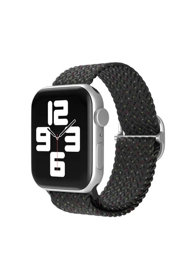 Newface Apple Watch Uyumlu 38mm Star Kordon - Benekli Siyah