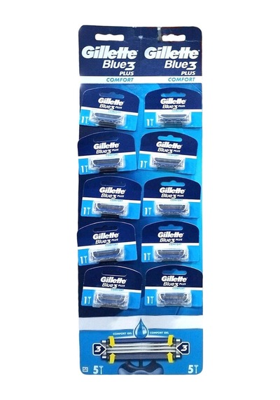 Blue 3 Tıraş Bıçağı 10'lu Kartela Comfort Plus