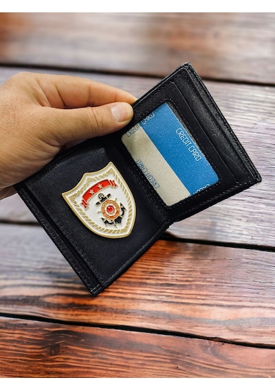 Sahil Güvenlik Rozetli Cüzdan