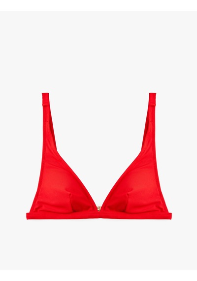 Koton V Yaka Bralet Bikini Üstü Kırmızı 6sak10297mm