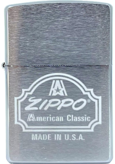 Zippo American Classic Dizayn Çakmak Gri