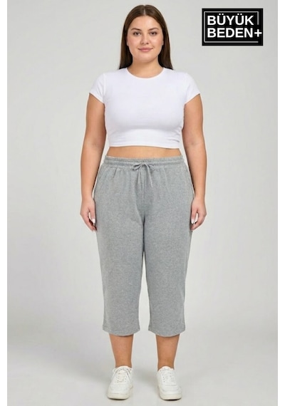 Süperlife Büyük Beden Kadın İkili Set Kapri Şort Rahat Kalıp 3xl-6xl Spr26bsrk591+2 Grey Mel-grey Mel Süperlife Büyük Beden Kadın İkili Set Kapri Şort Rahat Kalıp 3xl-6xl Spr26bsrk591+2 Grey Mel-grey Mel