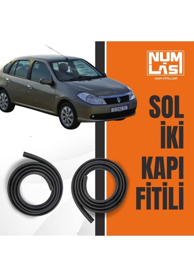 Renault Symbol 2.nesil Sol Ön Ve Arka Kapı Fitili-a Kalite-numlas-nm7195