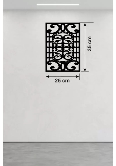 Osmanlı Motifli Dekoratif Ahşap Duvar Tablosu - 25x35 Cm Lazer Kesim 11
