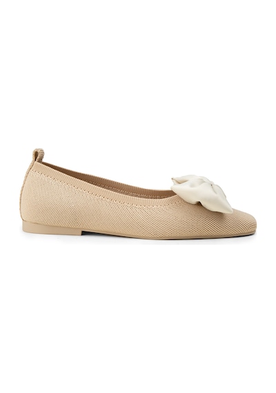 Deery Kadın Bej Fiyonklu Babet - K4006zbejc01
