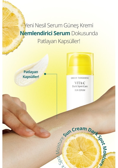 Leke Karşıtı Serum Güneş Kremi Goodal Green Tangerine Vita C Dark Spot Care Sun Serum Spf50+ Pa++++