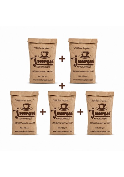 İmren Kurukahveci Türk Kahvesi 100 G X 5 Paket Çekirdek