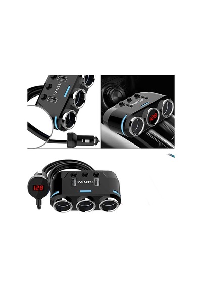 3'lü Çakmak Soketi 12v-24v 10a / Icca114