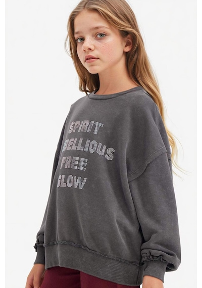 Defacto Kız Çocuk Oversize Geniş Kalıp Bisiklet Yaka Tatlı Baskılı Sweatshirt G2462a825wnar154 Antrasit-ar154 Defacto Kız Çocuk Oversize Geniş Kalıp Bisiklet Yaka Tatlı Baskılı Sweatshirt G2462a825wnar154 Antrasit-ar154
