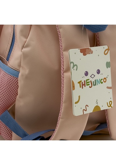 Junco Kelebek Tasarım Pembe Sırt Çantası Çok Renkli