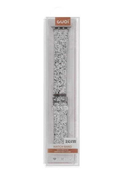 Apple  Uyumlu  Watch 42mm Ry Taşlı Kordon Saat Değildir - Gümüş,