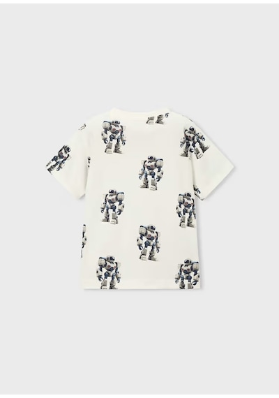Mayoral Erkek Çocuk T-shirt 3068 Krem