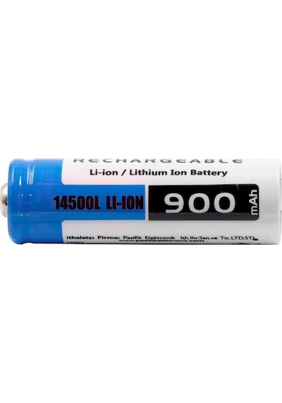 Orion 14500 3.7v 900 Mah Şarjlı Li-ıon Pil Başlı