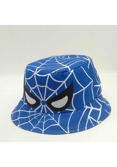 Shopiolog Çocuk Kova Şapka Erkek Örümcek Adam Balıkçı Kova Şapka Spiderman