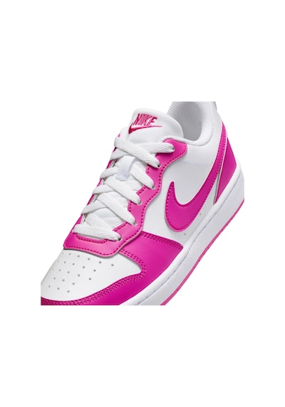 Nike Court Borough Low Gs Recraft Beyaz-mor Günlük Spor Ayakkabı Beyaz - Mor